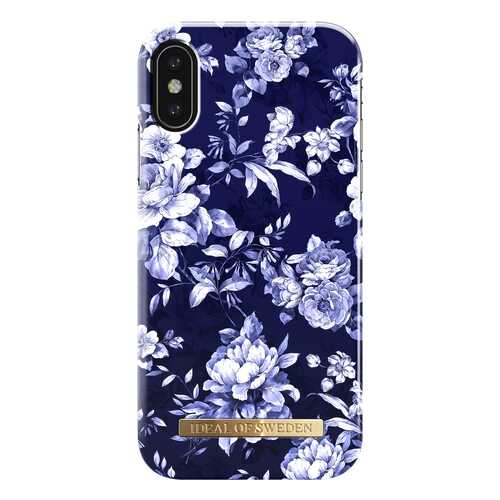 Чехол Apple iDea Sailor Blue Bloom для iPhone X синий IDFCS18-I8-69 в Теле2