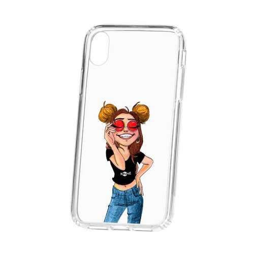 Чехол Apple iPhone XR Kruche Print Smiling в Теле2