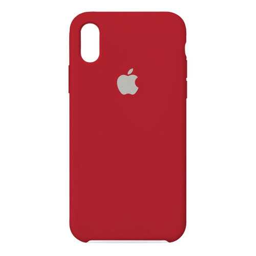 Чехол Case-House для iPhone X/XS, Тёмно-красный в Теле2