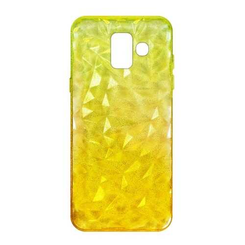 Чехол Crystal Krutoff для Samsung Galaxy A6 (SM-A600) Yellow в Теле2