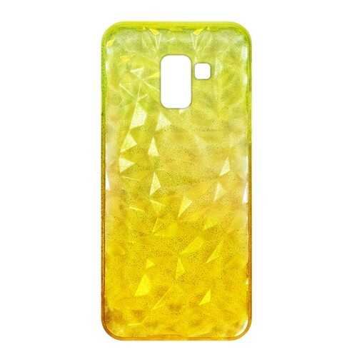 Чехол Crystal Krutoff для Samsung Galaxy A8+ (SM-A730) Yellow в Теле2