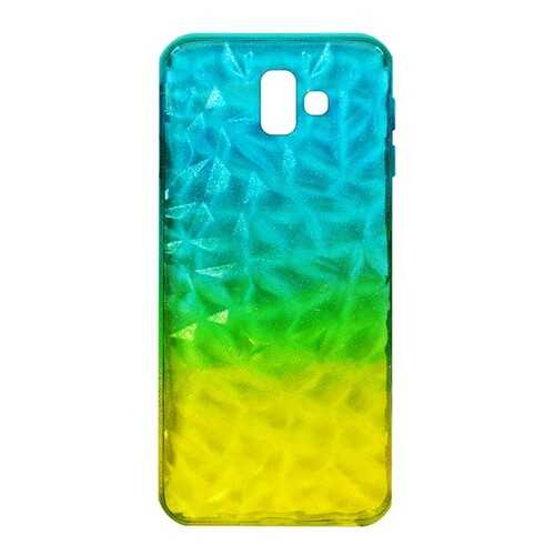 Чехол Crystal Krutoff для Samsung Galaxy J6+ (SM-J610) Yellow/Blue в Теле2