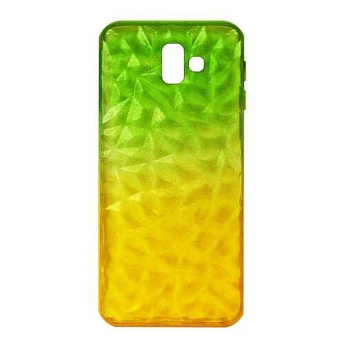 Чехол Crystal Krutoff для Samsung Galaxy J6+ (SM-J610) Yellow/Green в Теле2