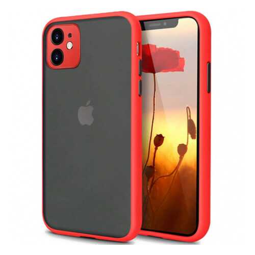 Чехол Epik для iPhone 11 с защитой камеры Red в Теле2