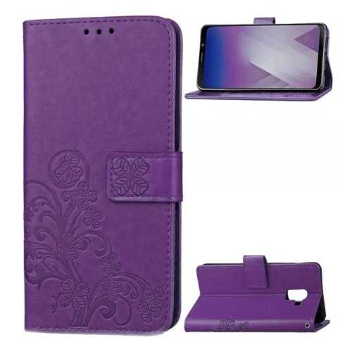 Чехол Epik Four-leaf Clover для Samsung A530 Galaxy A8 (2018) Purple в Теле2