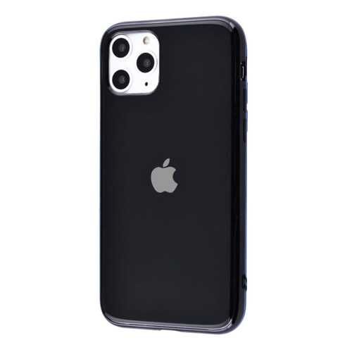 Чехол GLOSSY LOGO для Apple iPhone 11 Pro Max Black в Теле2