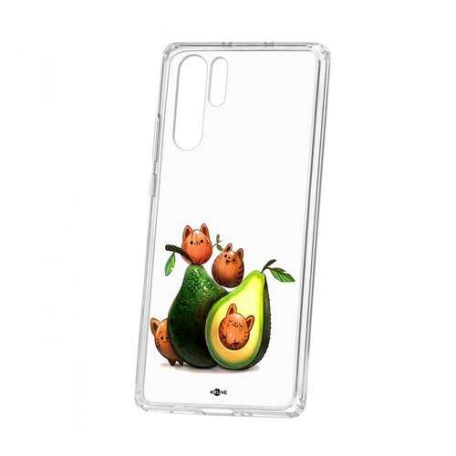 Чехол Huawei P30 Pro Kruche Print Авокотики в Теле2