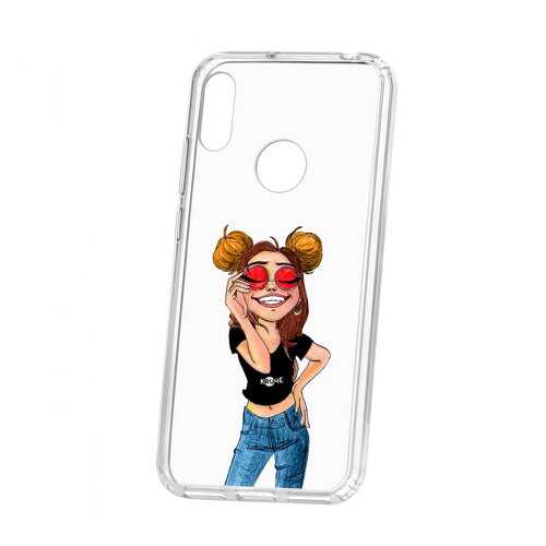 Чехол Huawei Y6 2019 Kruche Print Smiling в Теле2