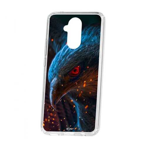 Чехол Kruche Huawei Mate 20 Lite Print Орел в Теле2