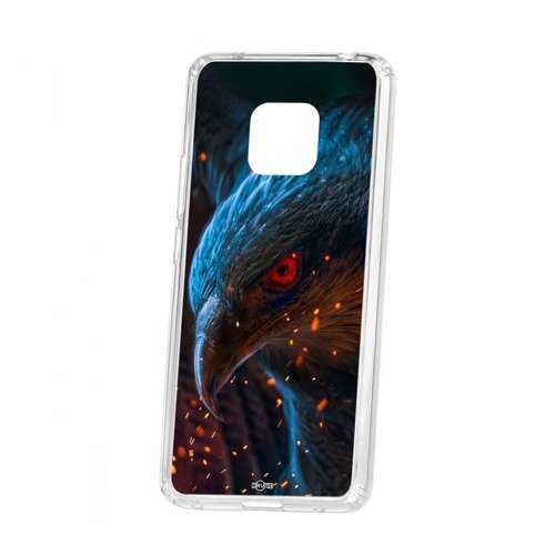 Чехол Kruche Huawei Mate 20 Pro Print Орел в Теле2