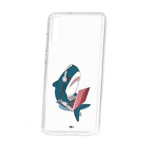 Чехол Kruche Huawei P20 Print Акула в Теле2