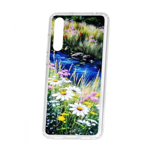 Чехол Kruche Huawei P20 Pro (Plus) Print Ромашки у ручья в Теле2