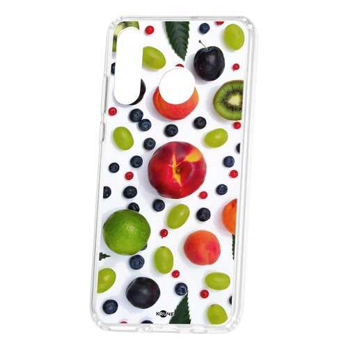 Чехол Kruche Huawei P30 Lite Print Fruits в Теле2