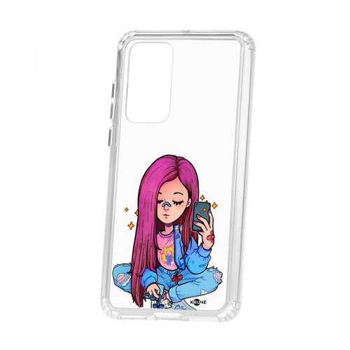 Чехол Kruche Huawei P40 Print Pink Hair в Теле2