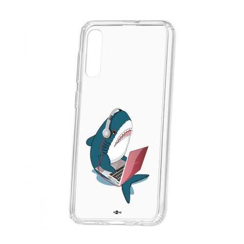 Чехол Kruche Samsung Galaxy A50 2019 Print Акула в Теле2