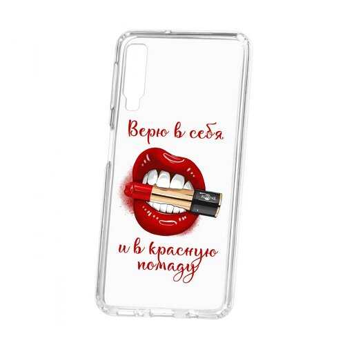 Чехол Kruche Samsung Galaxy A7 Print Red lipstick в Теле2