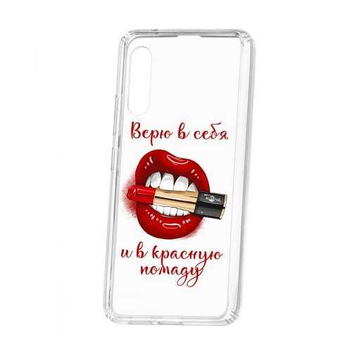 Чехол Kruche Samsung Galaxy A90 5G Print Red lipstick в Теле2