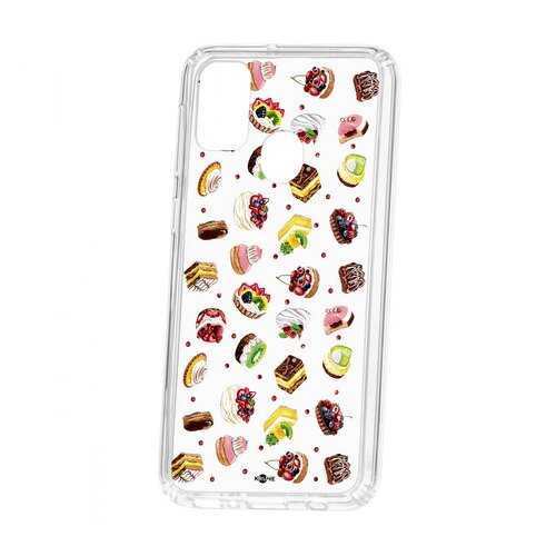 Чехол Kruche Samsung Galaxy M30S Print Cake в Теле2