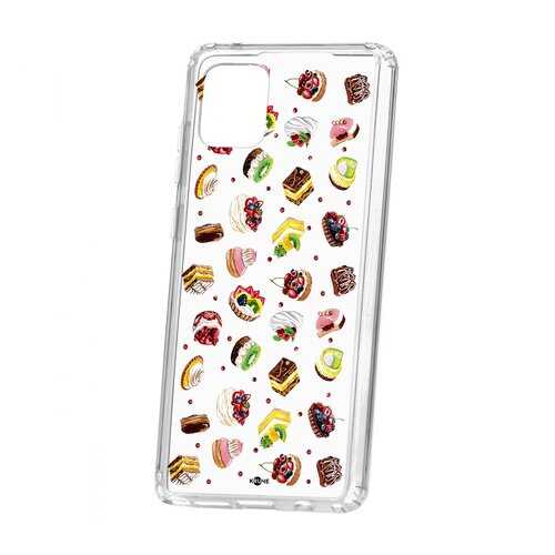 Чехол Kruche Samsung Galaxy Note 10 Lite Print Cake в Теле2