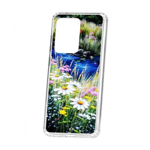 Чехол Kruche Samsung Galaxy S20 Ultra Print Ромашки у ручья в Теле2