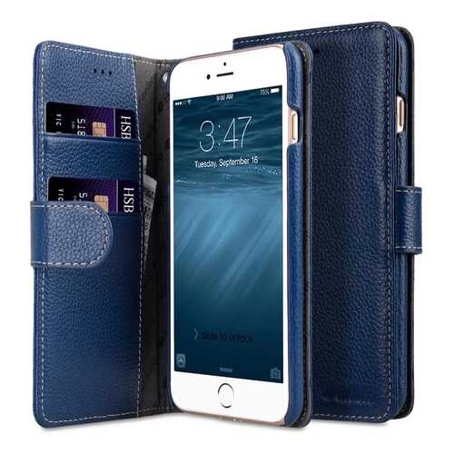 Чехол Melkco для Apple iPhone 7 Plus/8 Plus - Wallet Book Type, Dark Blue в Теле2