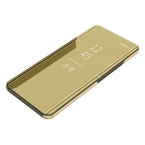 Чехол MyPads для Huawei P10 Plus Clear View Cover Gold в Теле2