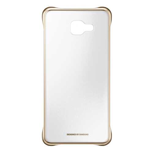 Чехол Samsung Clear Cover для Galaxy A7 2016 Золотой в Теле2