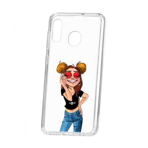 Чехол Samsung Galaxy A20 Kruche Print Smiling в Теле2