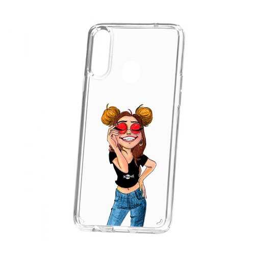 Чехол Samsung Galaxy A20S Kruche Print Smiling в Теле2