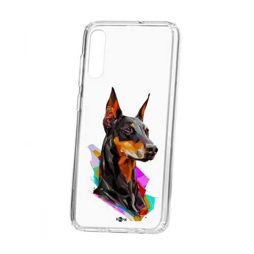 Чехол Samsung Galaxy A70 2019 Kruche Print Доберман в Теле2