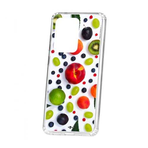 Чехол Samsung Galaxy S20 Ultra Kruche Print Fruits в Теле2