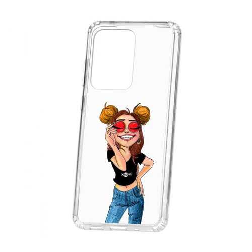 Чехол Samsung Galaxy S20 Ultra Kruche Print Smiling в Теле2