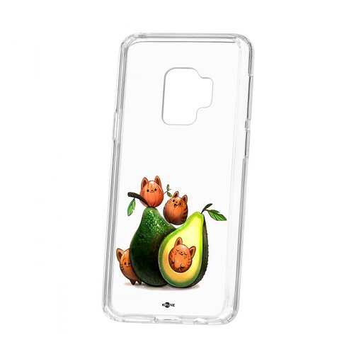 Чехол Samsung Galaxy S9 Kruche Print Авокотики в Теле2