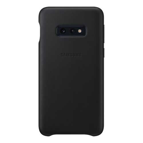 Чехол Samsung Leather Cover для Galaxy S10E Black в Теле2