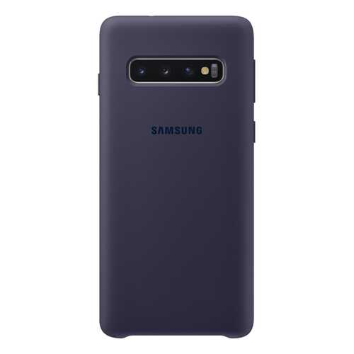 Чехол Samsung Silicone Cover для Galaxy S10 Plus Dark Blue в Теле2