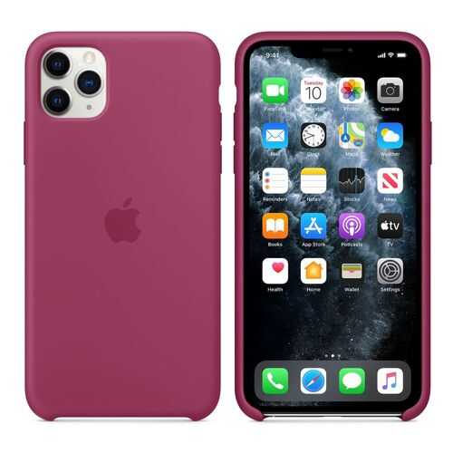 Чехол Silicone Case для Apple iPhone 11 Pro Max Pomegranate (MX052FE/A) в Теле2