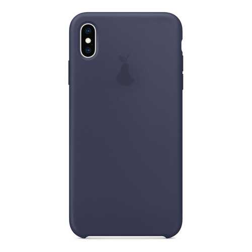 Чехол Silicone Case для iPhone X/XS, Dark Blue, SCIPXXS-08-MIDN в Теле2
