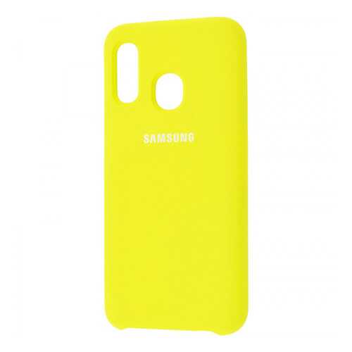 Чехол Silicone Cover для Samsung Galaxy A40 (A405F) Yellow в Теле2