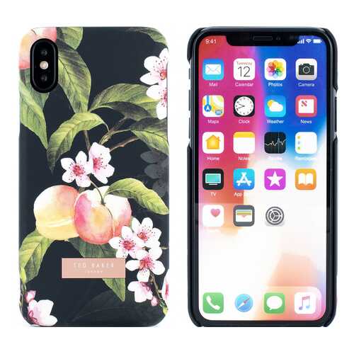 Чехол Ted Baker для iPhone Х/XS Peach Blossom Black в Теле2