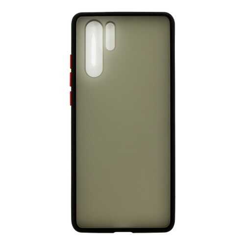 Чехол Zibelino Plastic Matte для Huawei P30 Pro (черная окантовка) в Теле2