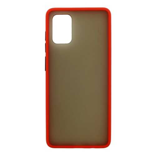 Чехол Zibelino Plastic Matte для Samsung Galaxy A71 (A715) Red в Теле2