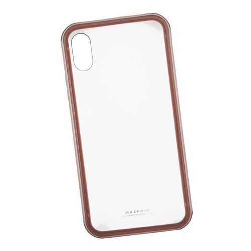 Стеклянная вставка для чехла WK-Kingkong Glass Case для iPhone X (золотая) в Теле2