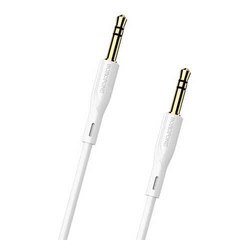 AUX кабель Borofone BL1 1м White в Теле2