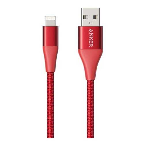 Кабель Anker Powerline+ II with lightning connector 90 см. B2C - UN Red Iteration 1 в Теле2