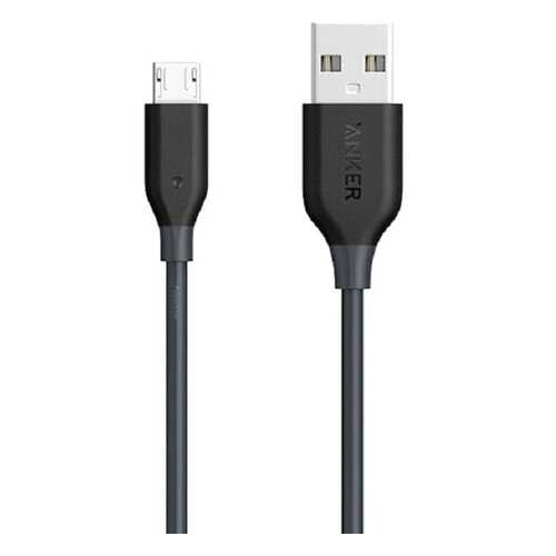 Кабель Anker powerline microUSB 3м Black в Теле2