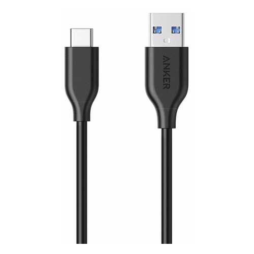 Кабель Anker Powerline USB-C to USB-A 3.0 90 см. Black в Теле2