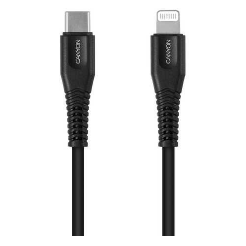 Кабель Canyon 1.2м MFI USB Type-C/Lightning Black в Теле2