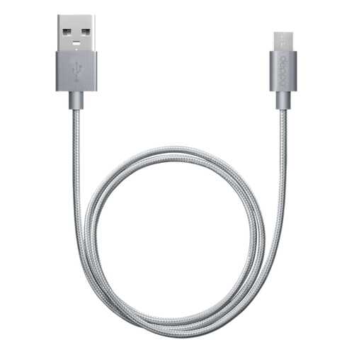 Кабель Deppa 72192 microUSB 1.2 м Silver в Теле2