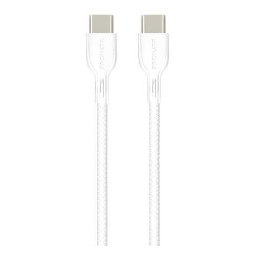 Кабель Promate PowerBeam-CC2 USB Type-C to USB Type-С (2m) White в Теле2