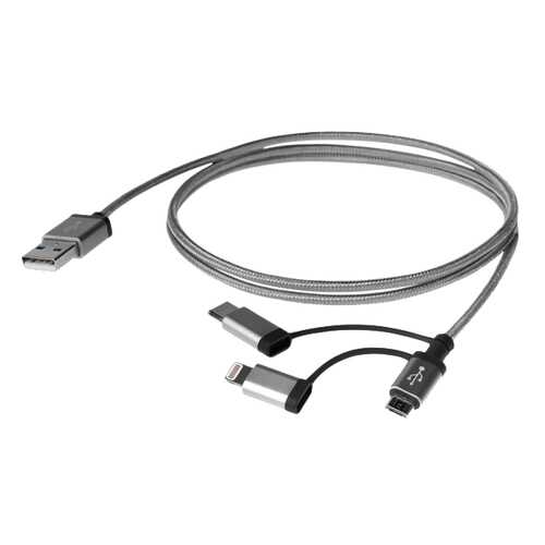 Кабель QUMO 22036 microUSB 1м Silver в Теле2